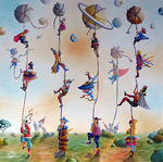 Huile sur panneau bois