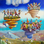 Huile sur panneau bois