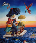 Huile sur toile