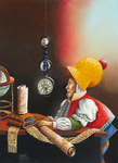 Huile sur panneau bois