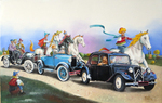 Huile sur toile